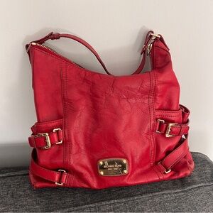 Vintage Michael Kors Red Leather Bag